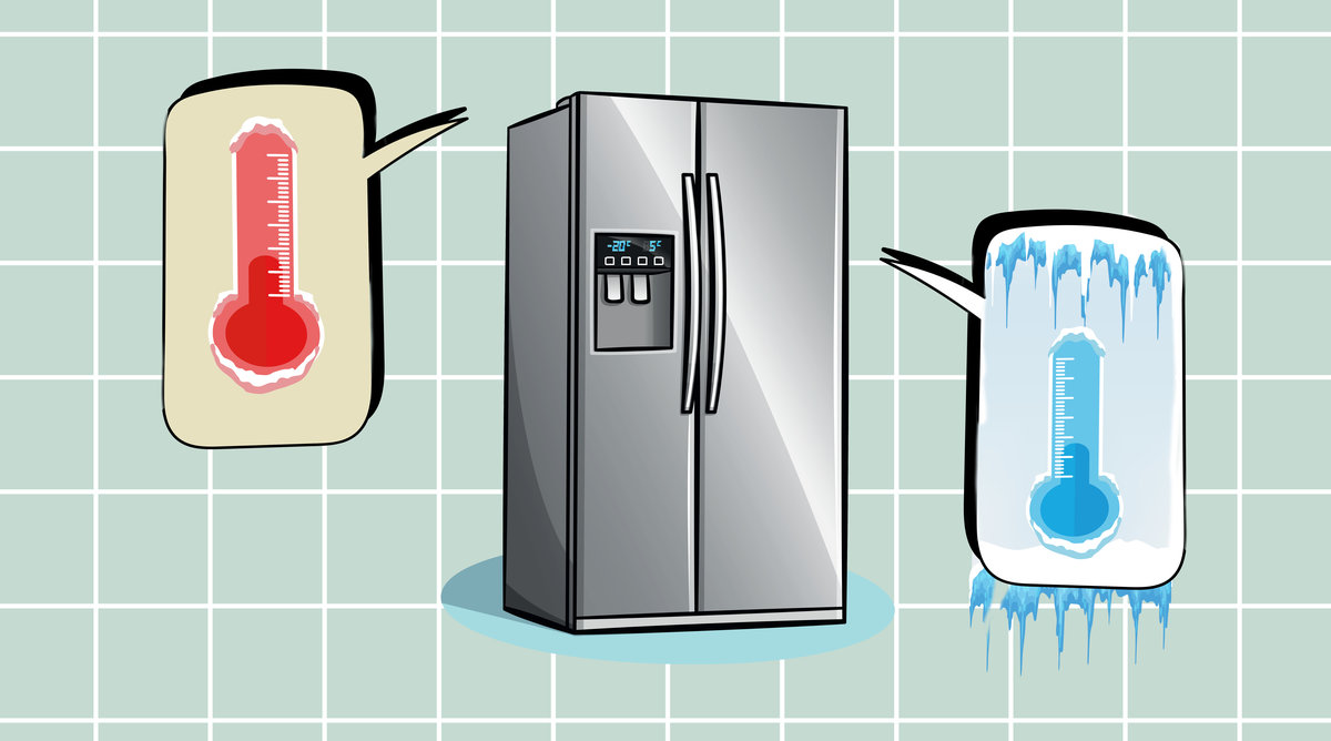 یخچال و فریزر خود را در دمای مناسب نگه دارید